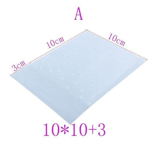 100 Pcs White Dots Candy Sweet Packaging bag Transparent