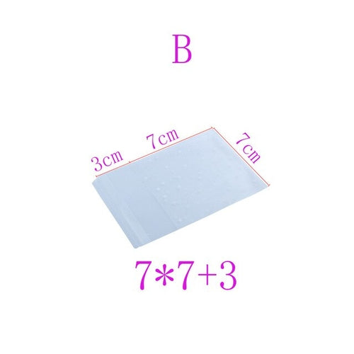 100 Pcs White Dots Candy Sweet Packaging bag Transparent