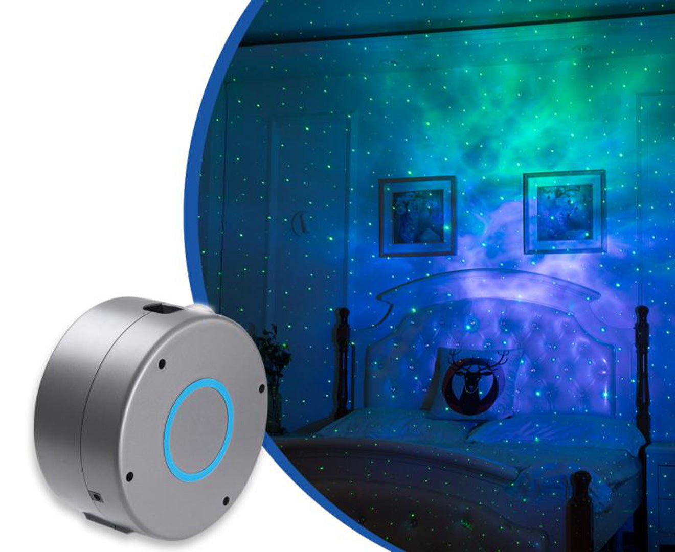 Indoor Galaxy Starry Sky Projector Rotating Light