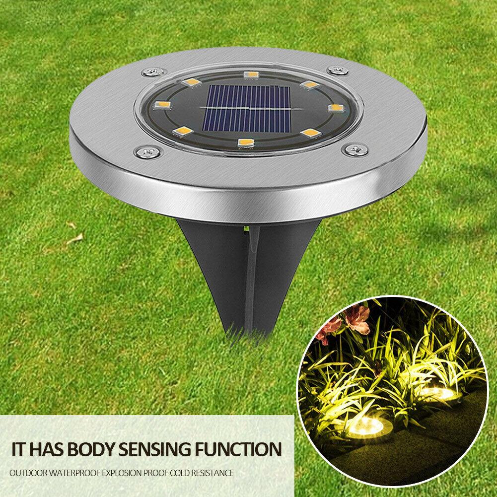 Solar Powered Buried Pathway Lights