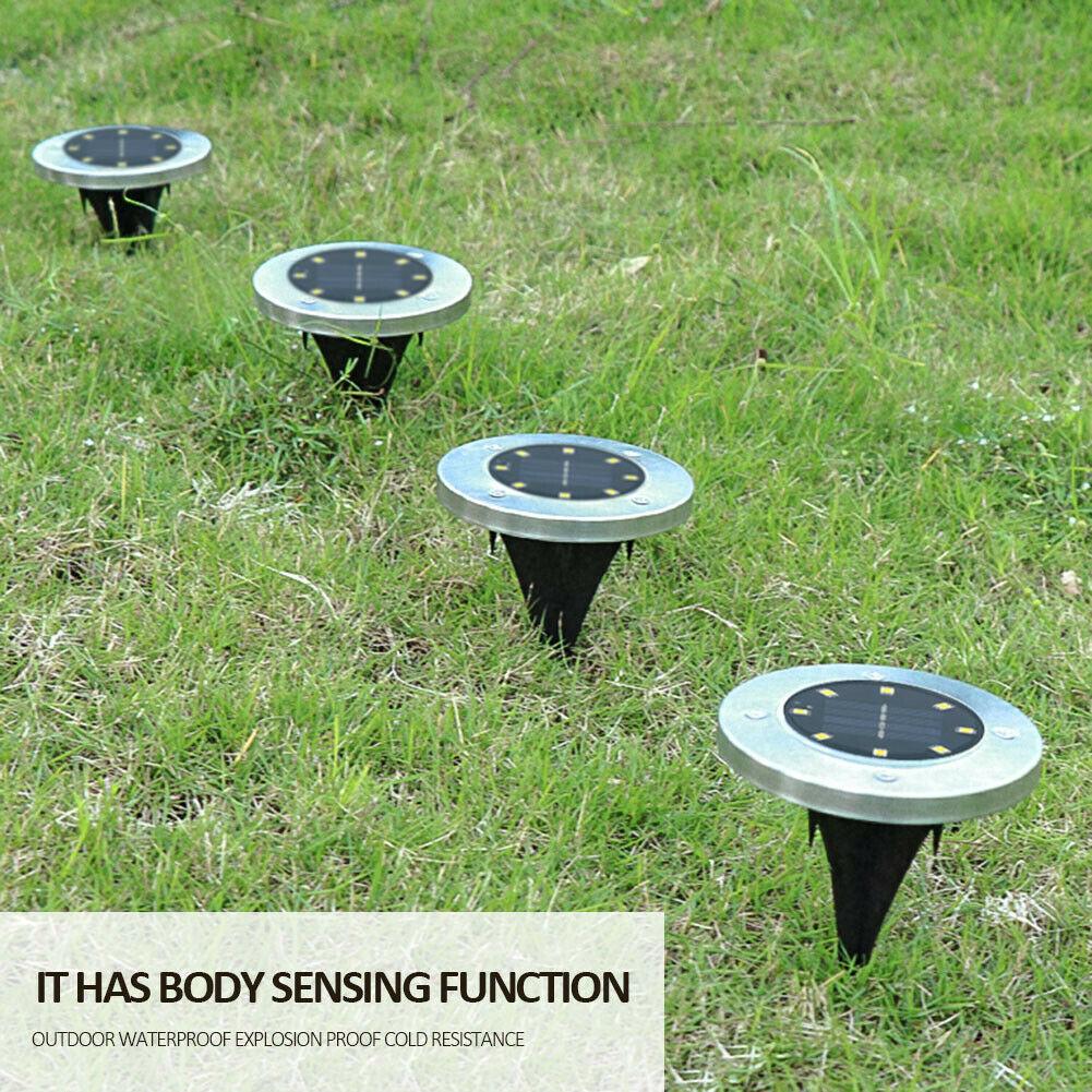 Solar Powered Buried Pathway Lights