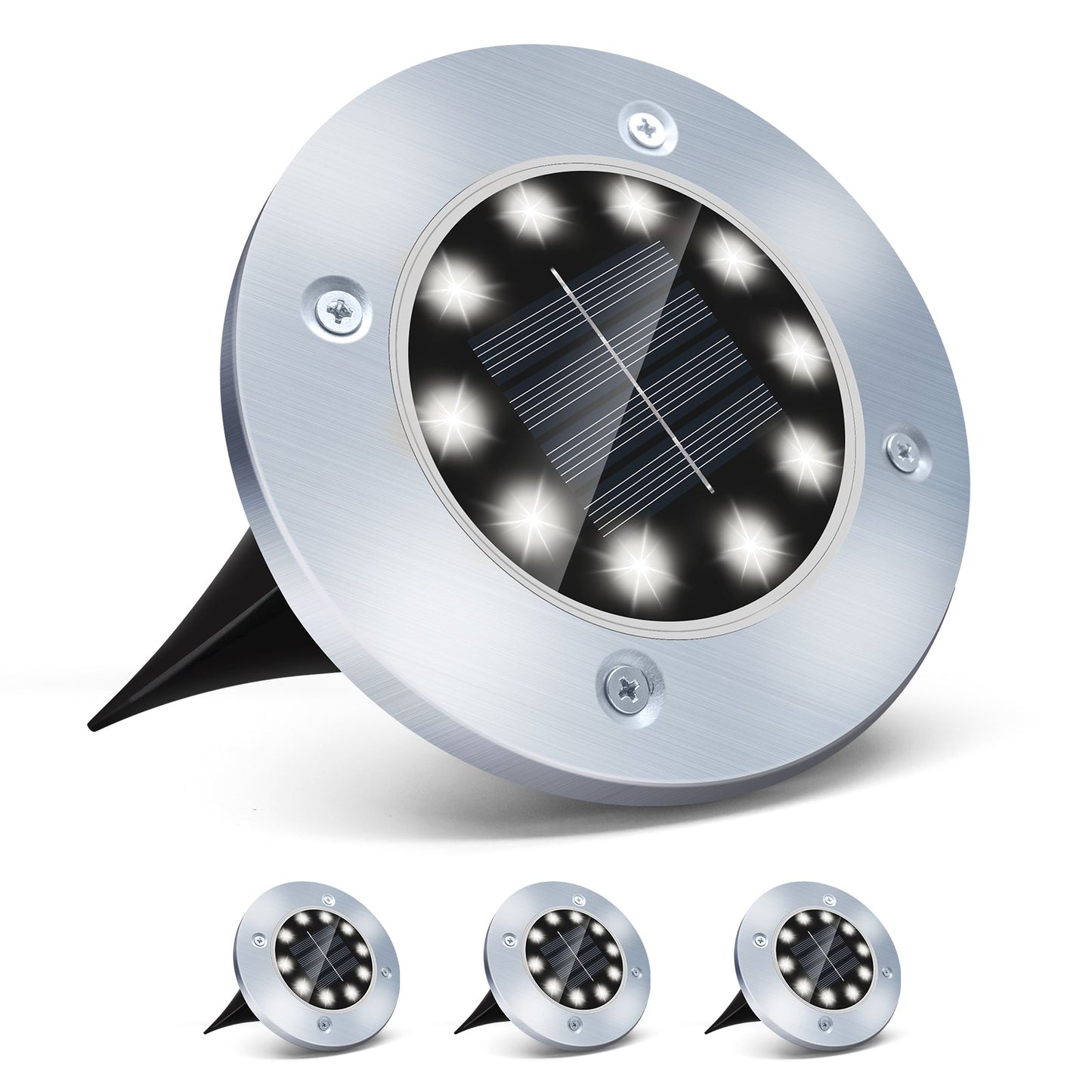 Solar Powered Buried Pathway Lights