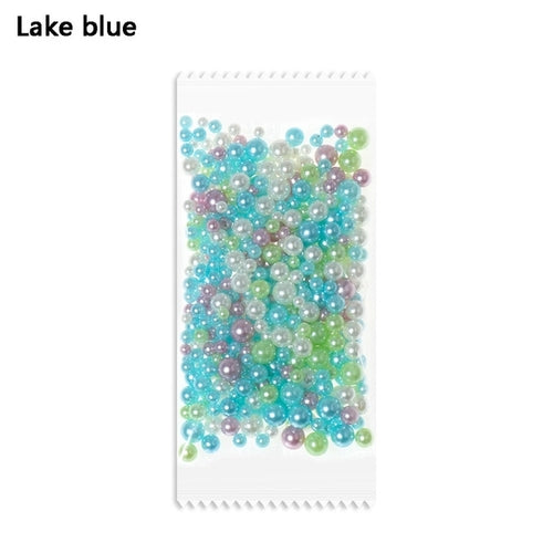 500 PCS/bag Mix Rainbow Colour Round UV Resin