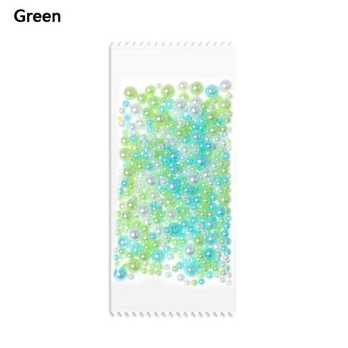500 PCS/bag Mix Rainbow Colour Round UV Resin