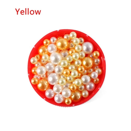 500 PCS/bag Mix Rainbow Colour Round UV Resin