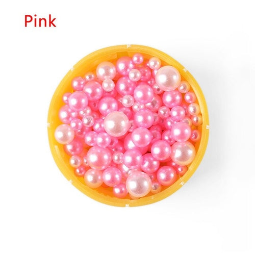 500 PCS/bag Mix Rainbow Colour Round UV Resin