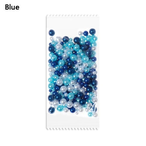 500 PCS/bag Mix Rainbow Colour Round UV Resin