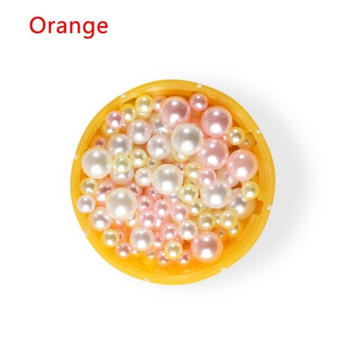 500 PCS/bag Mix Rainbow Colour Round UV Resin