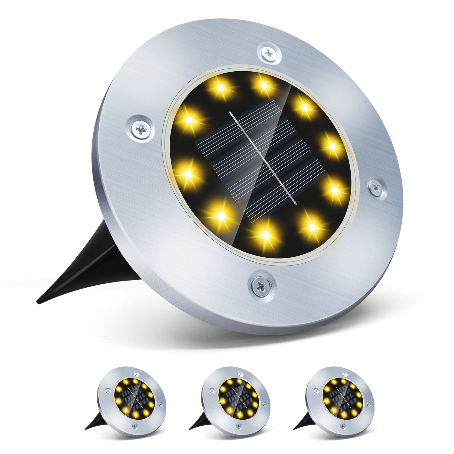 Solar Powered Buried Pathway Lights