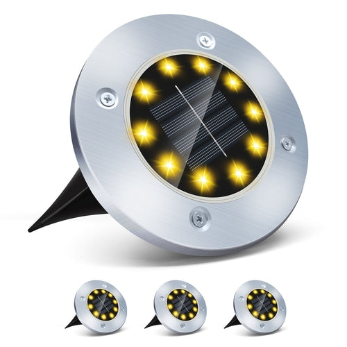 Solar Powered Buried Pathway Lights