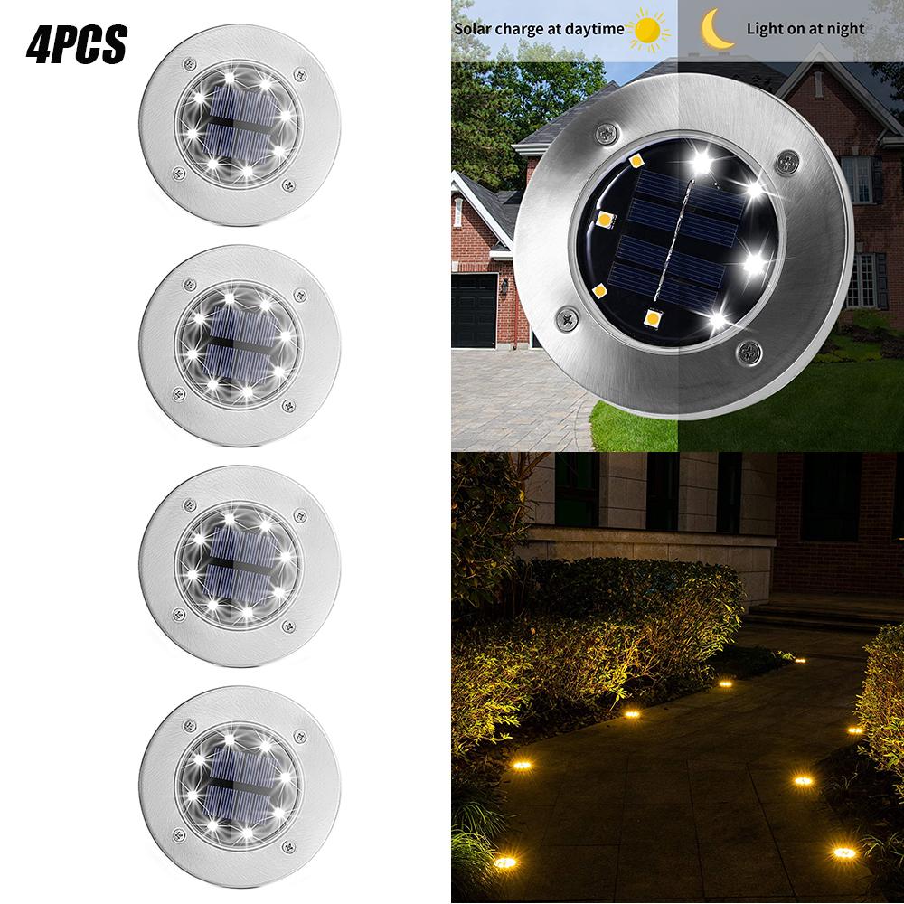Solar Powered Buried Pathway Lights