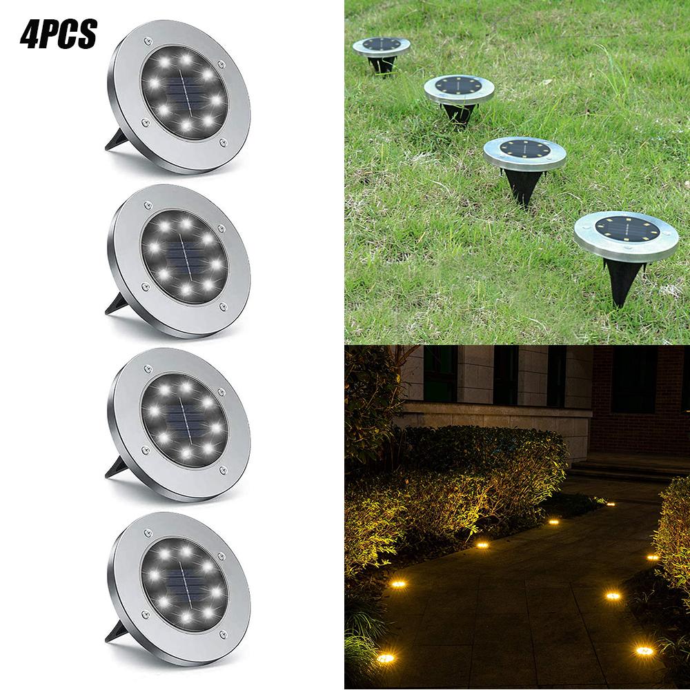 Solar Powered Buried Pathway Lights