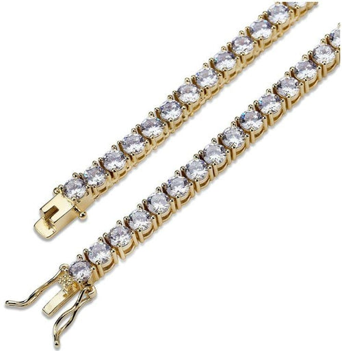 Bling Master Sparkle 3MM 925 Tennis Choker Necklace