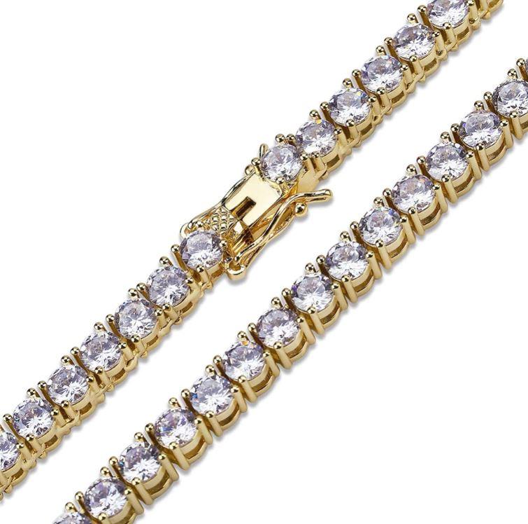 Bling Master Sparkle 3MM 925 Tennis Choker Necklace