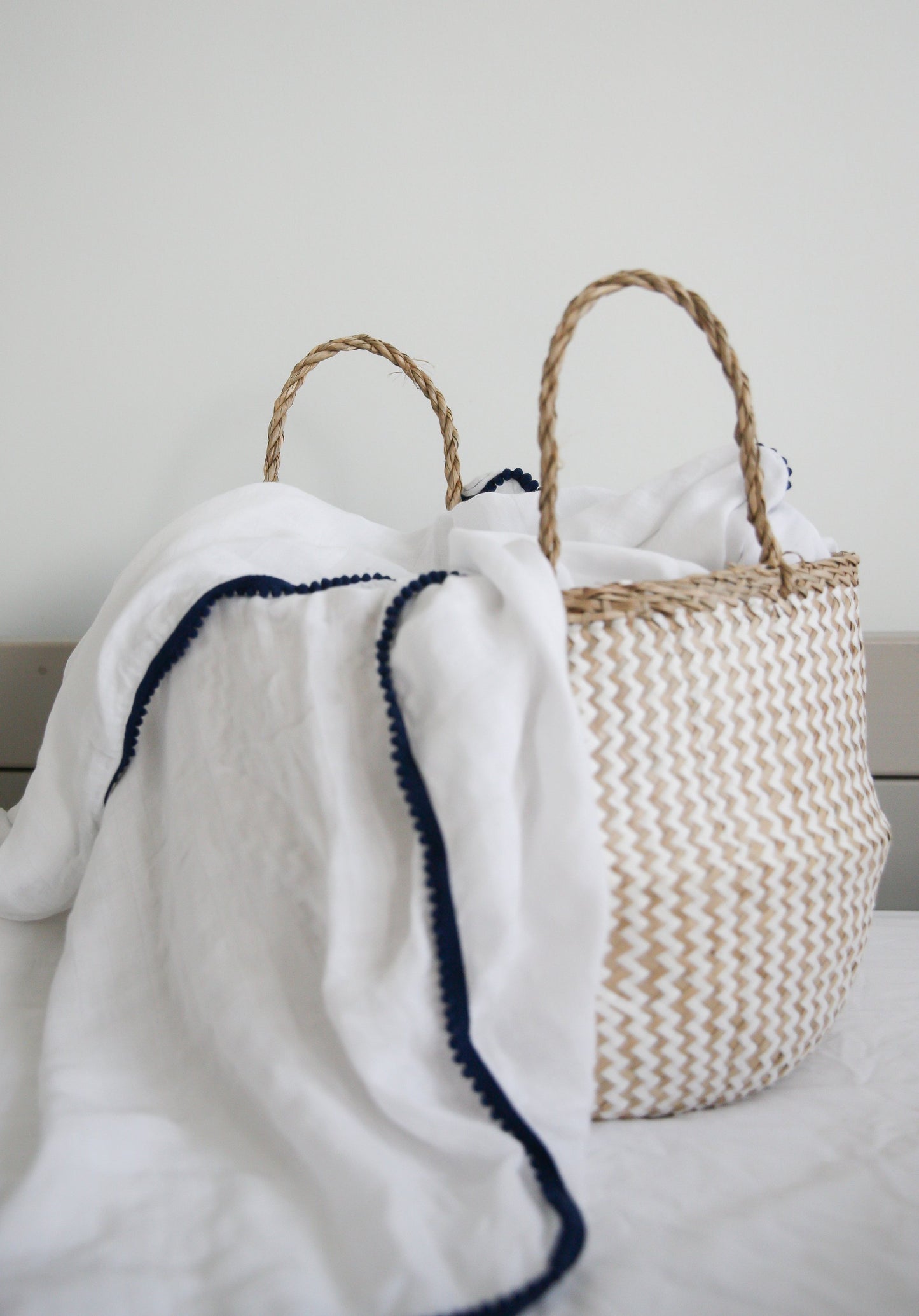 3 Piece Newborn Essential Set - Hooded Towel, Swaddle + Toy Rattle