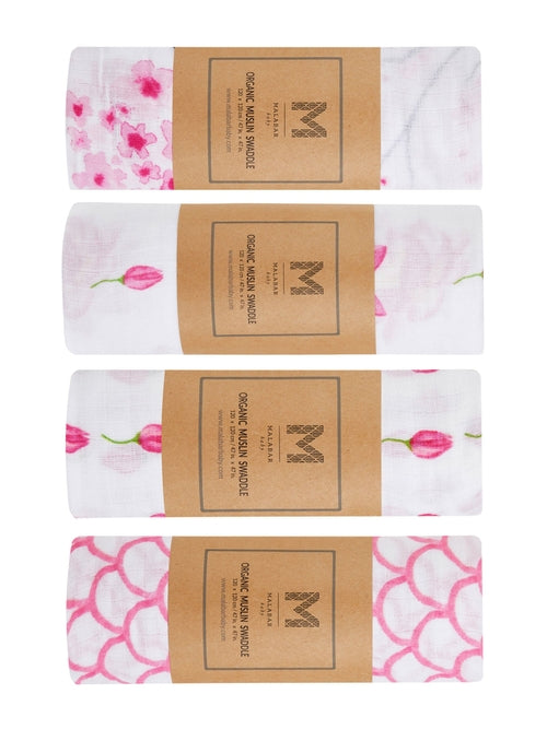 Newborn Organic Cotton Muslin Essential Baby Gift Set