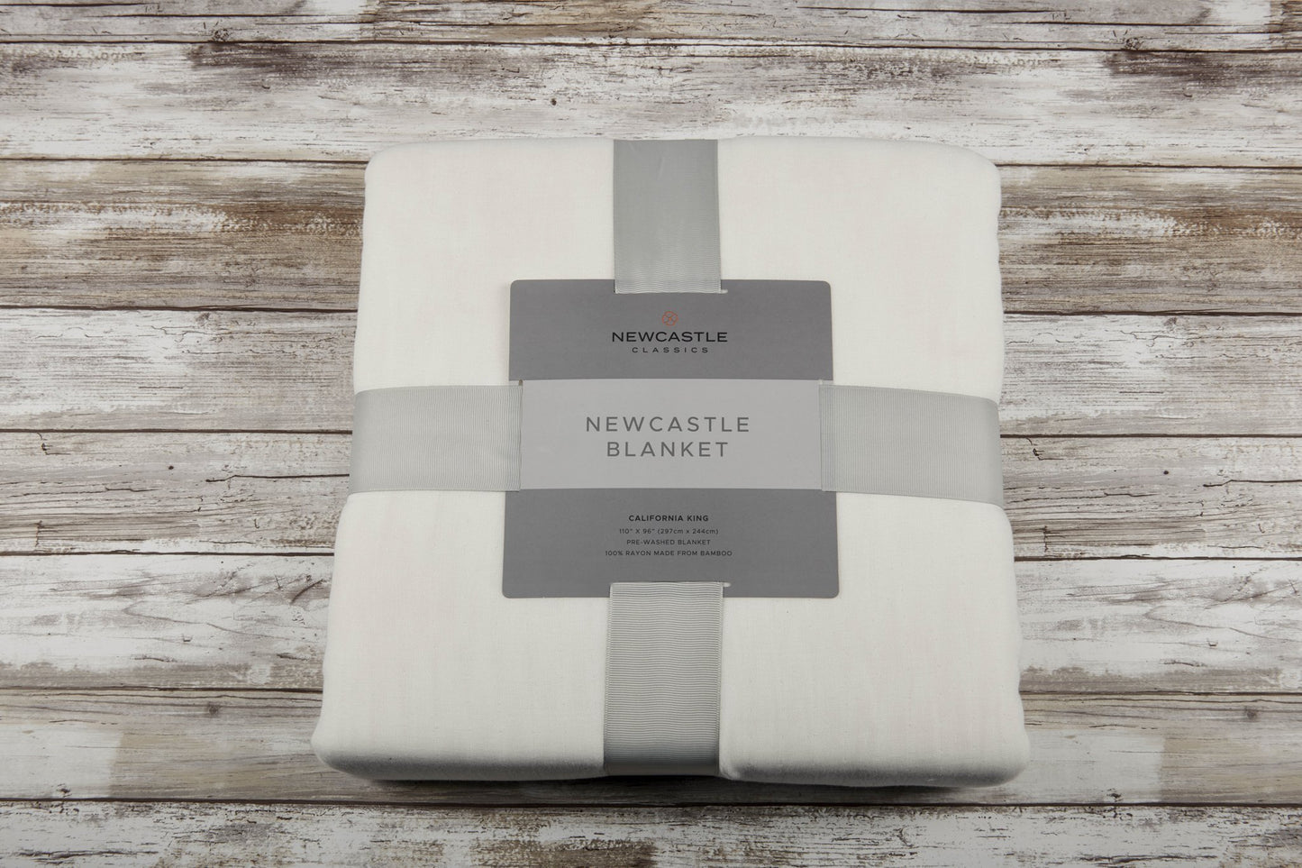Pristine White Oversized Queen Bamboo Baby Bed Blanket