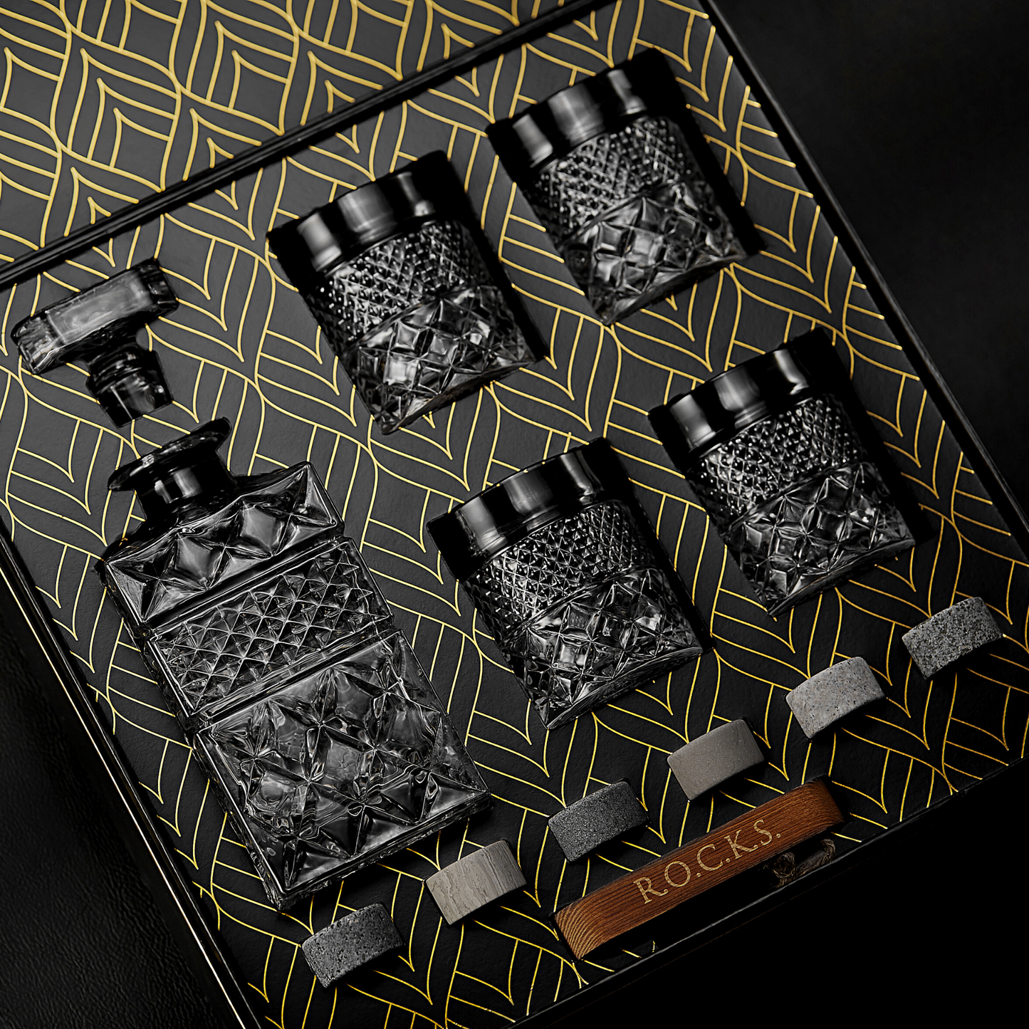 The Whiskey Decanter Box Gift Set