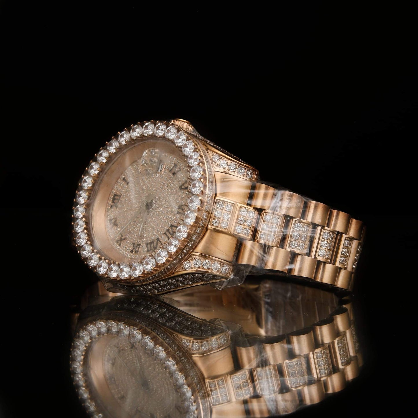 Bling Master ROCOCO Steel Cubic Zirconia Watch