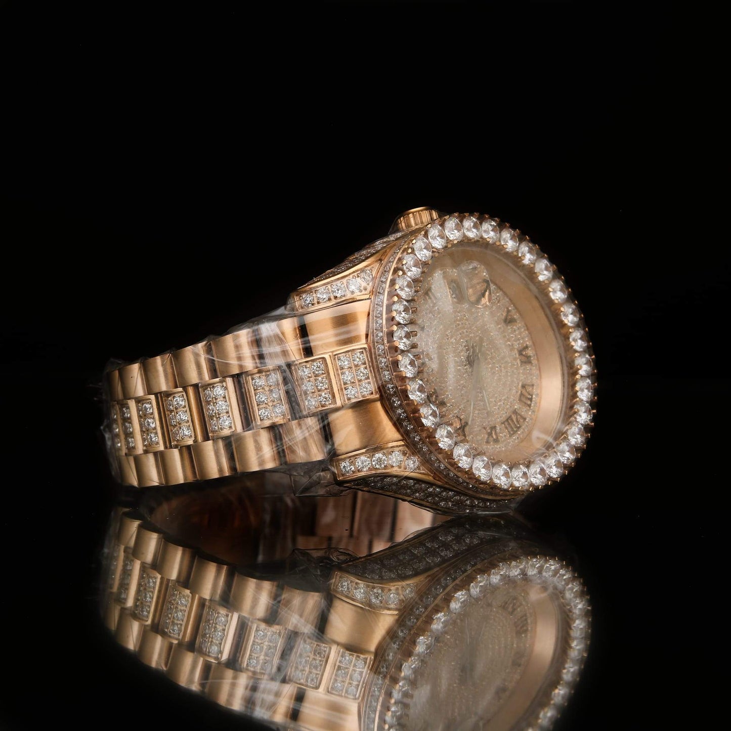 Bling Master ROCOCO Steel Cubic Zirconia Watch