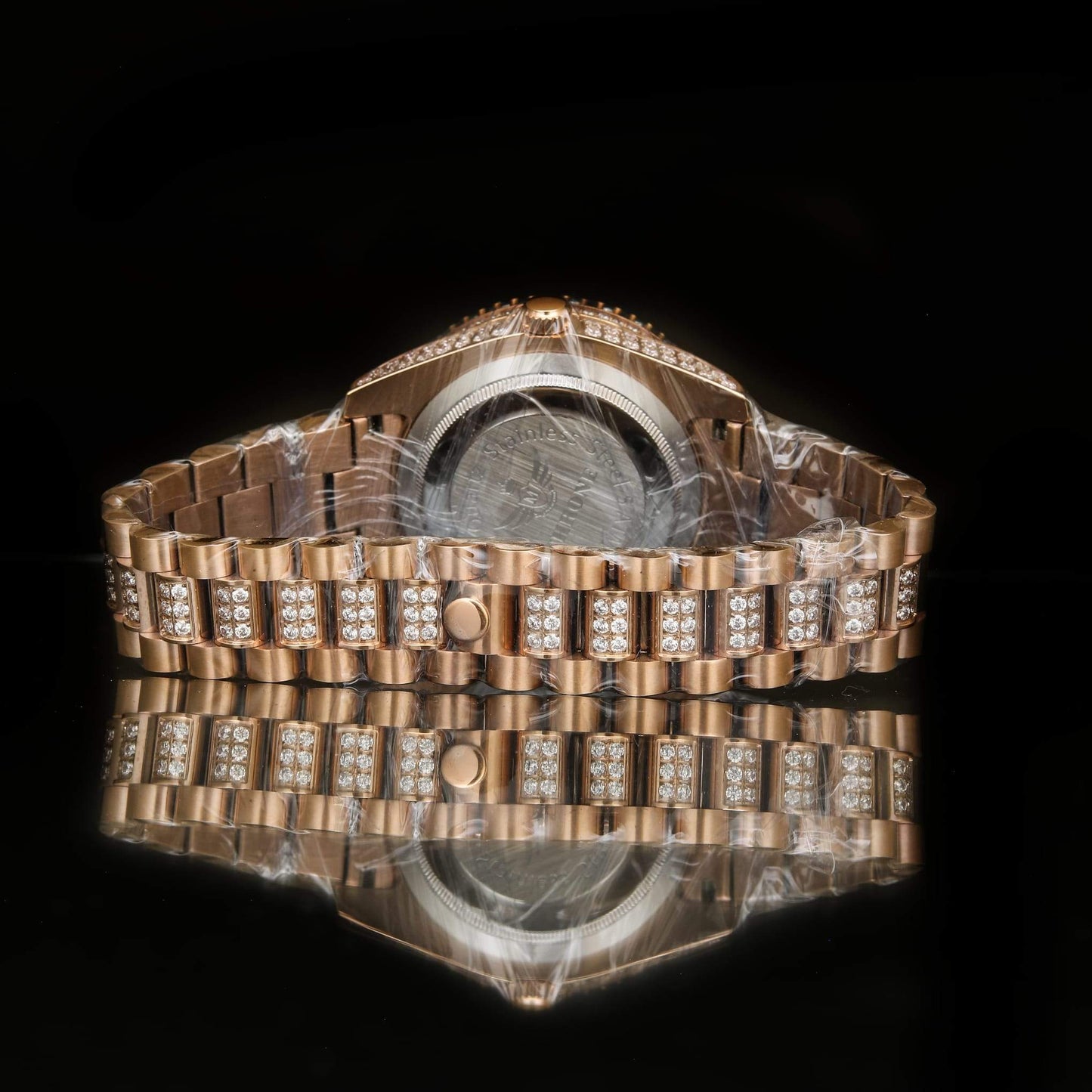 Bling Master ROCOCO Steel Cubic Zirconia Watch
