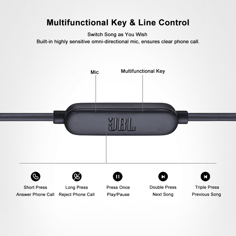 JBL LIVE100 3.5mm Wired Earphones & Accessories