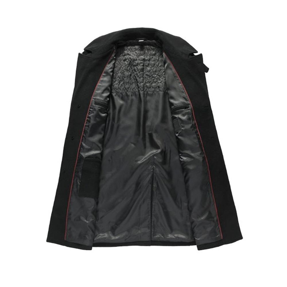 Men’s Mid-Length Wool Blend Coat