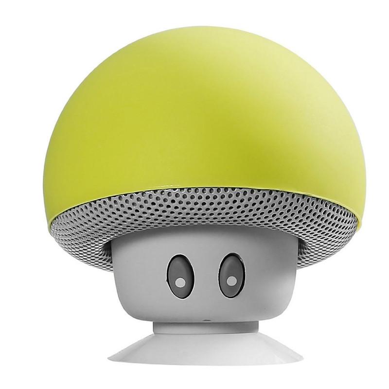 Portable Wireless Mushroom Bluetooth Speaker with Built-In Mic