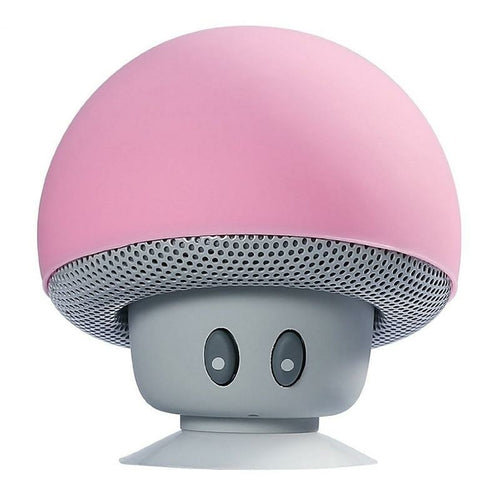 Portable Wireless Mushroom Bluetooth Speaker with Built-In Mic