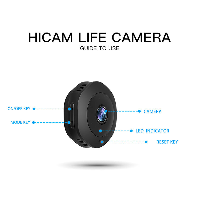 Mini Camera APP Remote Control Monitor Home Security 1080P