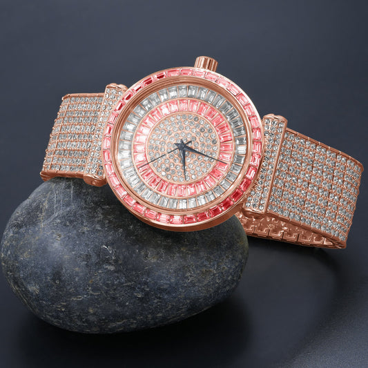 Bling Master FOXY CZ Cubic Zirconia Watch