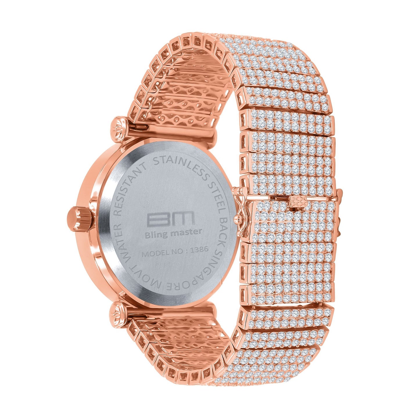 Bling Master FOXY CZ Cubic Zirconia Watch