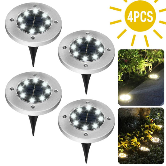 Solar Powered Buried Pathway Lights