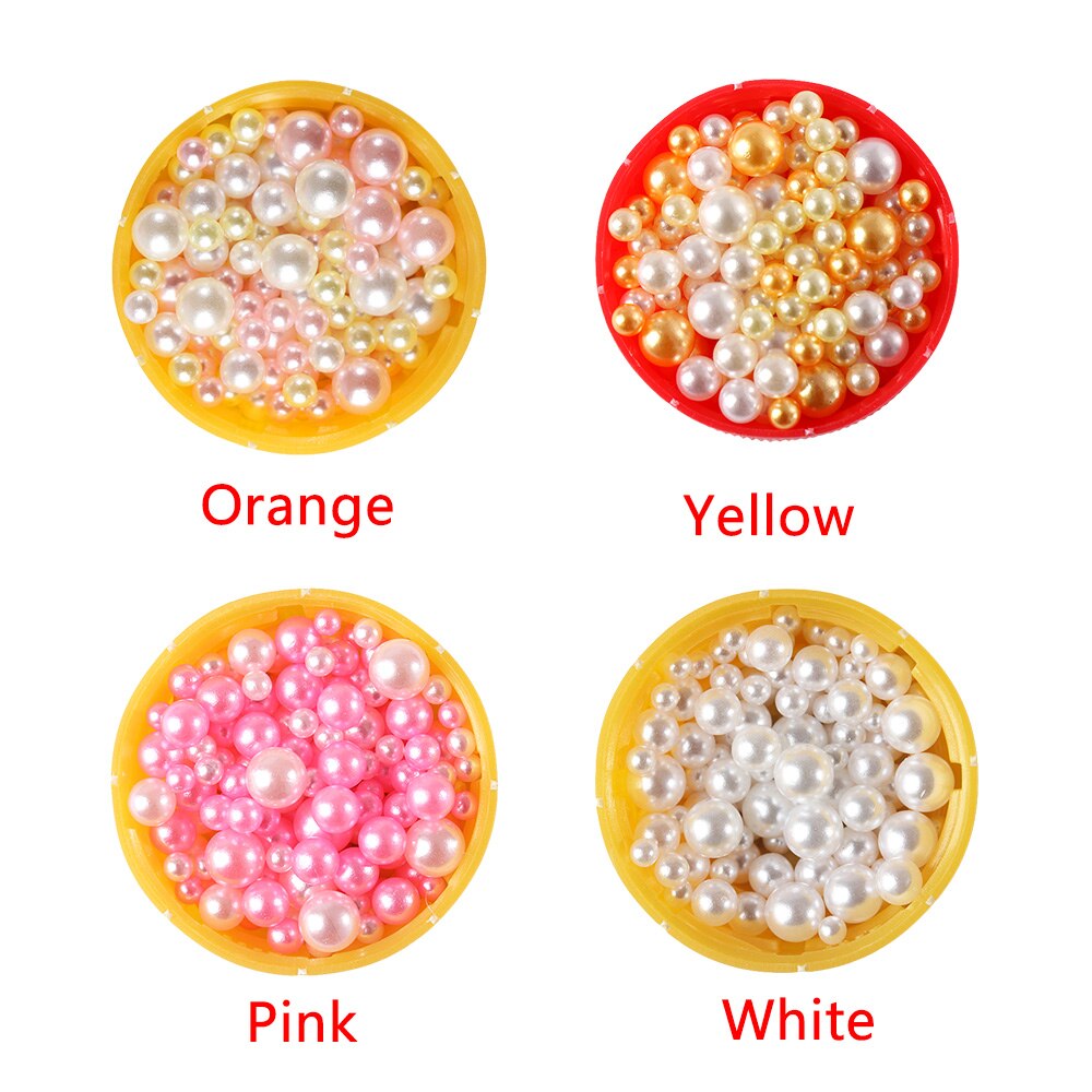 500 PCS/bag Mix Rainbow Colour Round UV Resin