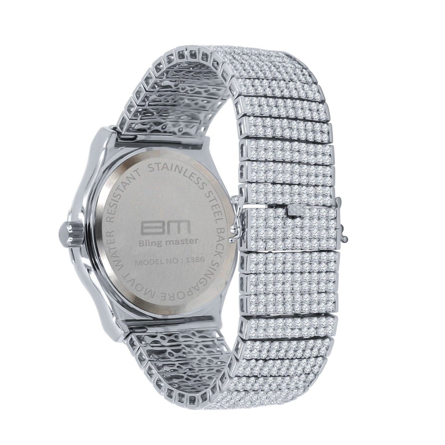 Gallant CZ Cubic Zirconia Crystal Stones Watch