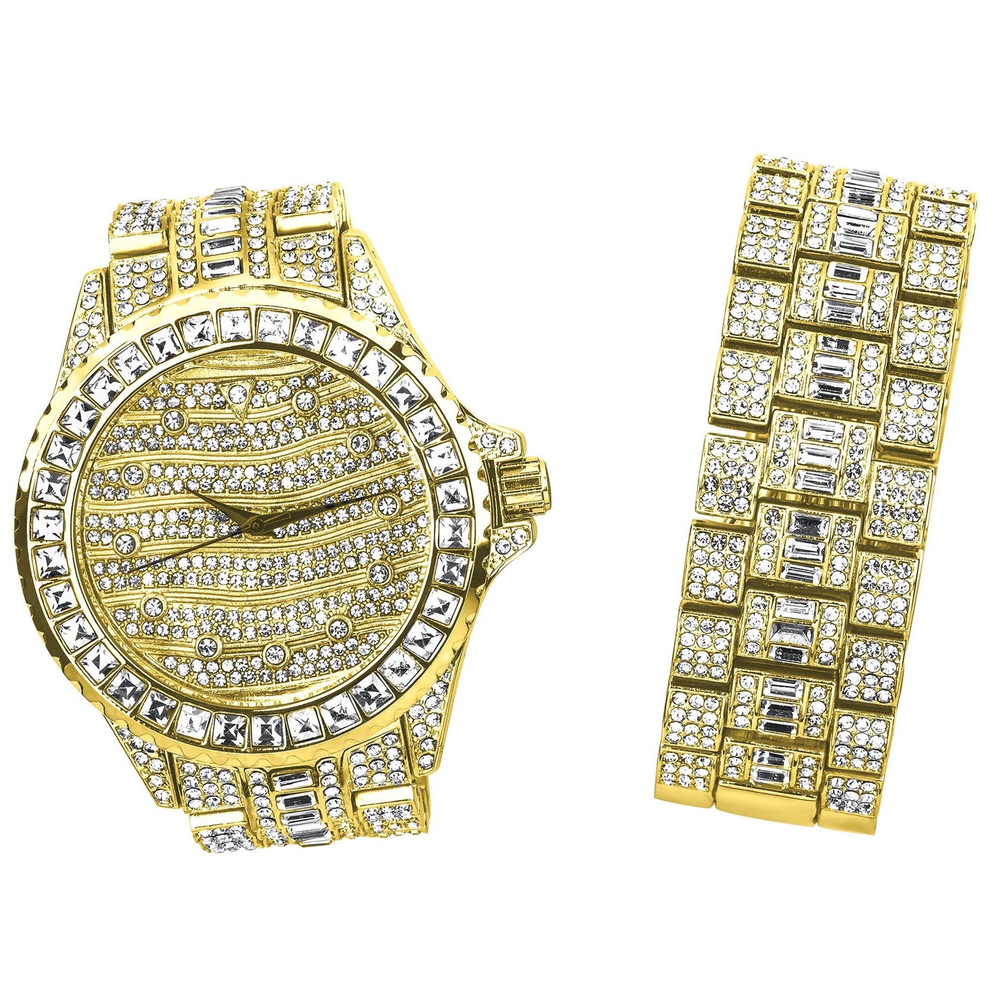 MONARCH Bling Master Watch Bracelet Set