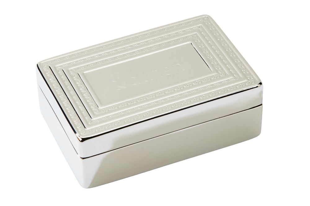 Elegant Lift-Top Jewellery Box 1.5" X 3" X 4.5"