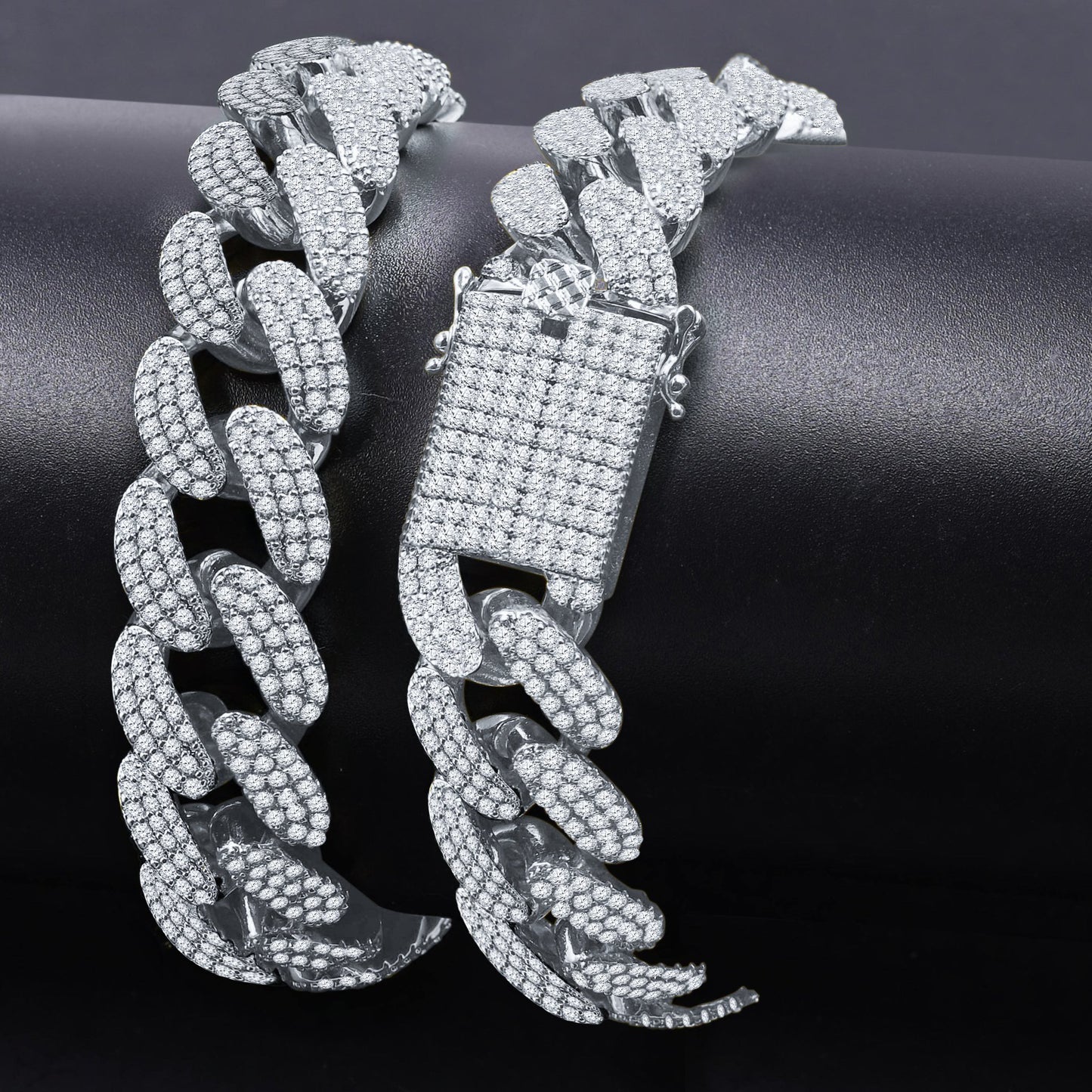 STALLION 18-MM Cuban Chain Necklace