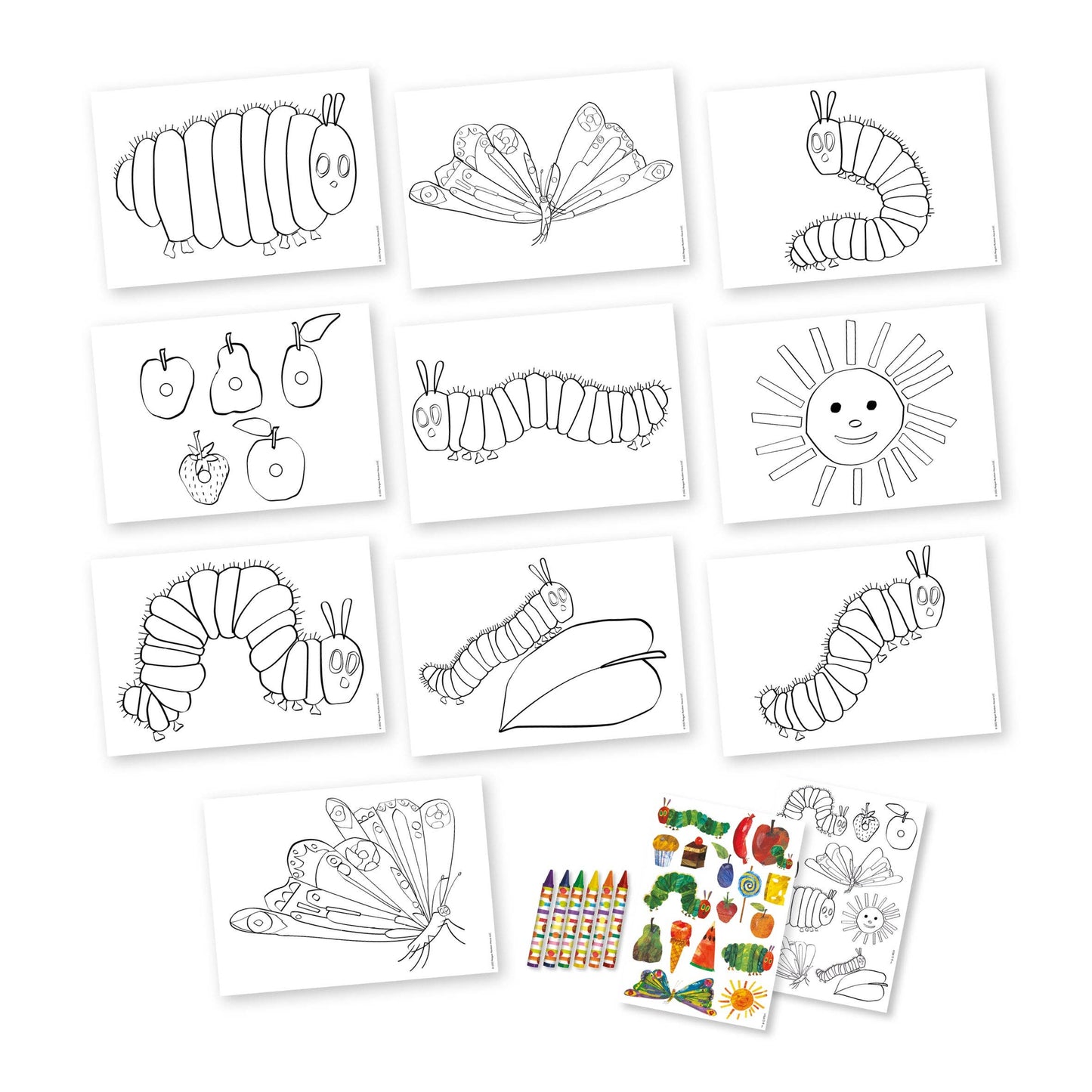 The Very Hungry Caterpillar Colouring & Sticker Set