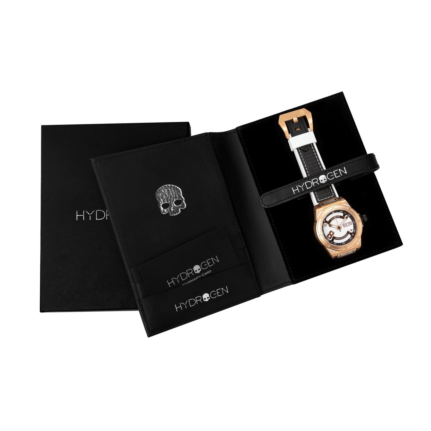 Otto White Rose Gold Watch