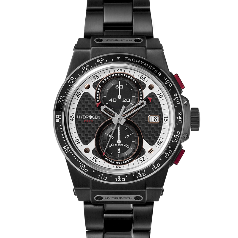 Otto Chrono All Black Bracelet Watch