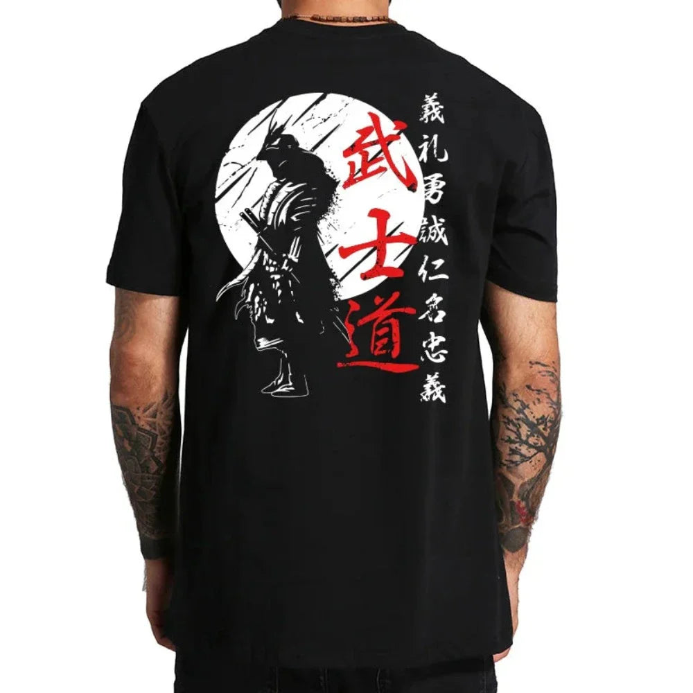 Men’s Japanese Samurai Short Sleeve T-Shirt