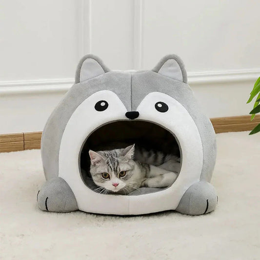 Cartoon Fox Theme Pet House For Cats or Dogs