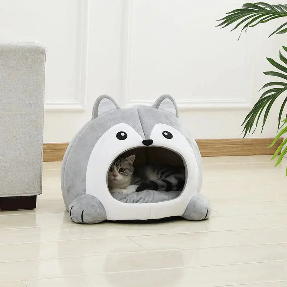 Cartoon Fox Theme Pet House For Cats or Dogs