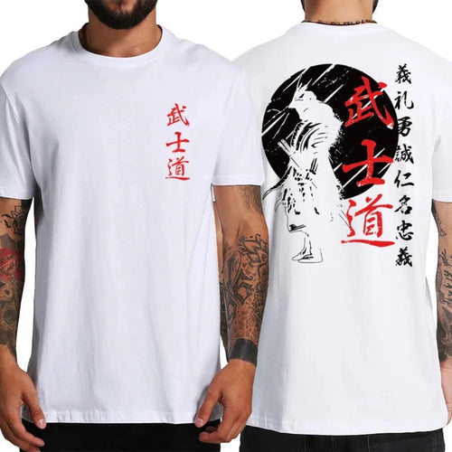 Men’s Japanese Samurai Short Sleeve T-Shirt