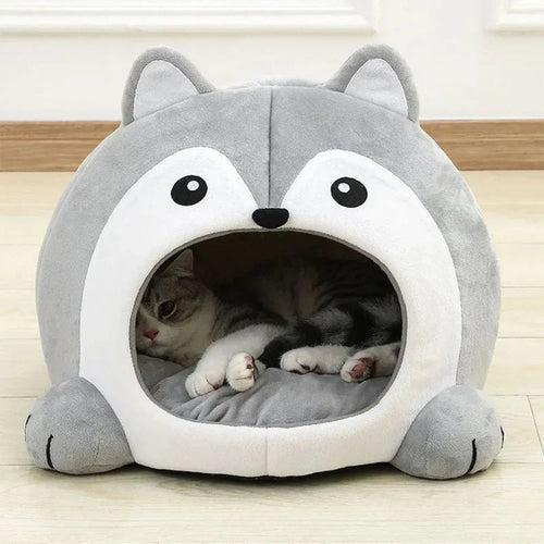 Cartoon Fox Theme Pet House For Cats or Dogs