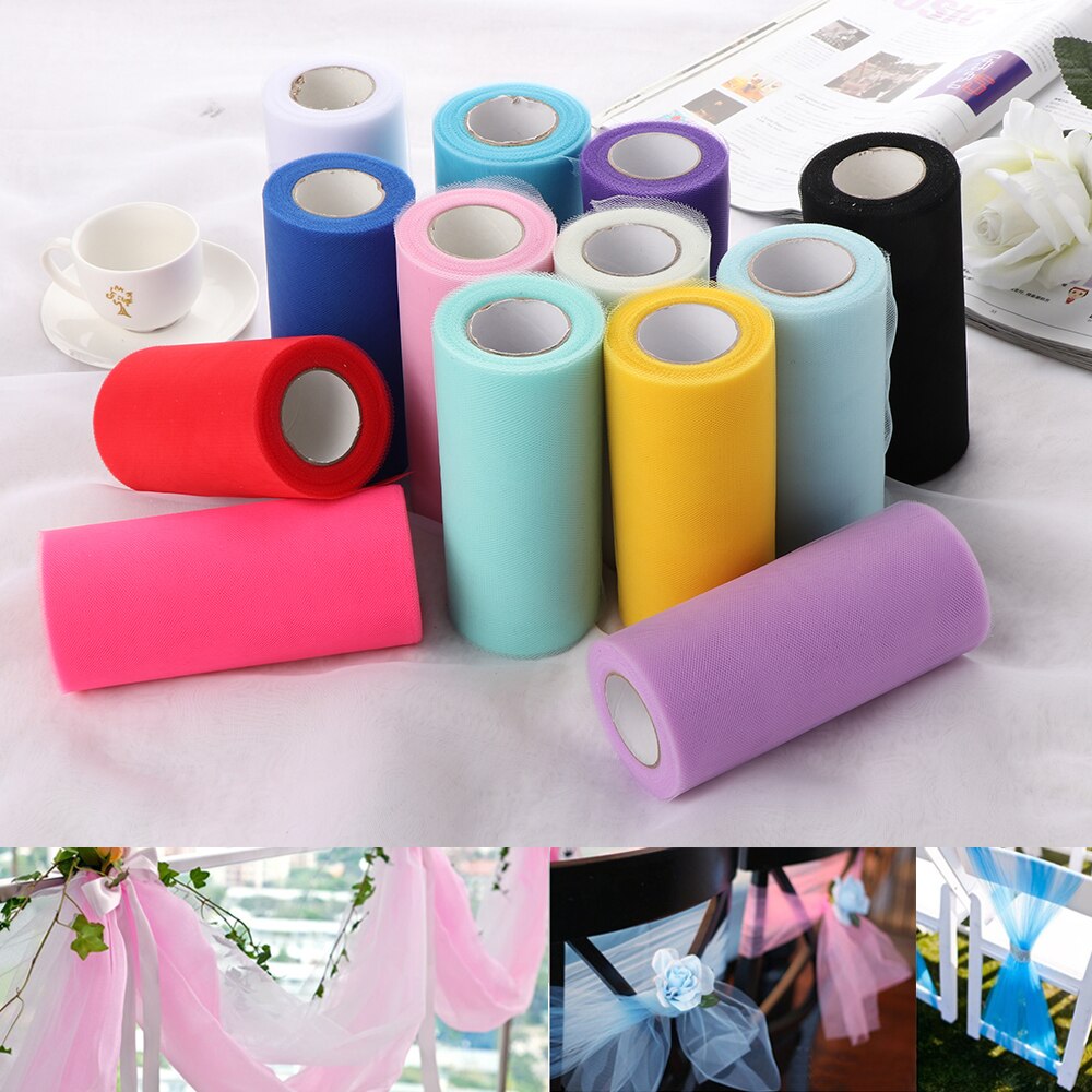 Tulle Roll Gift Wrapping & Wedding Party Decor Roll