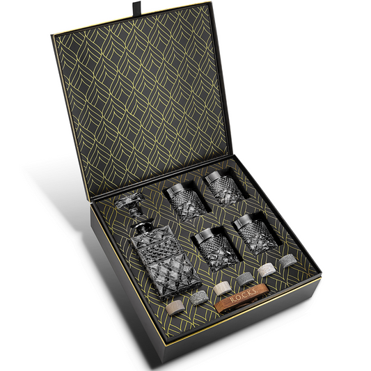 The Whiskey Decanter Box Gift Set