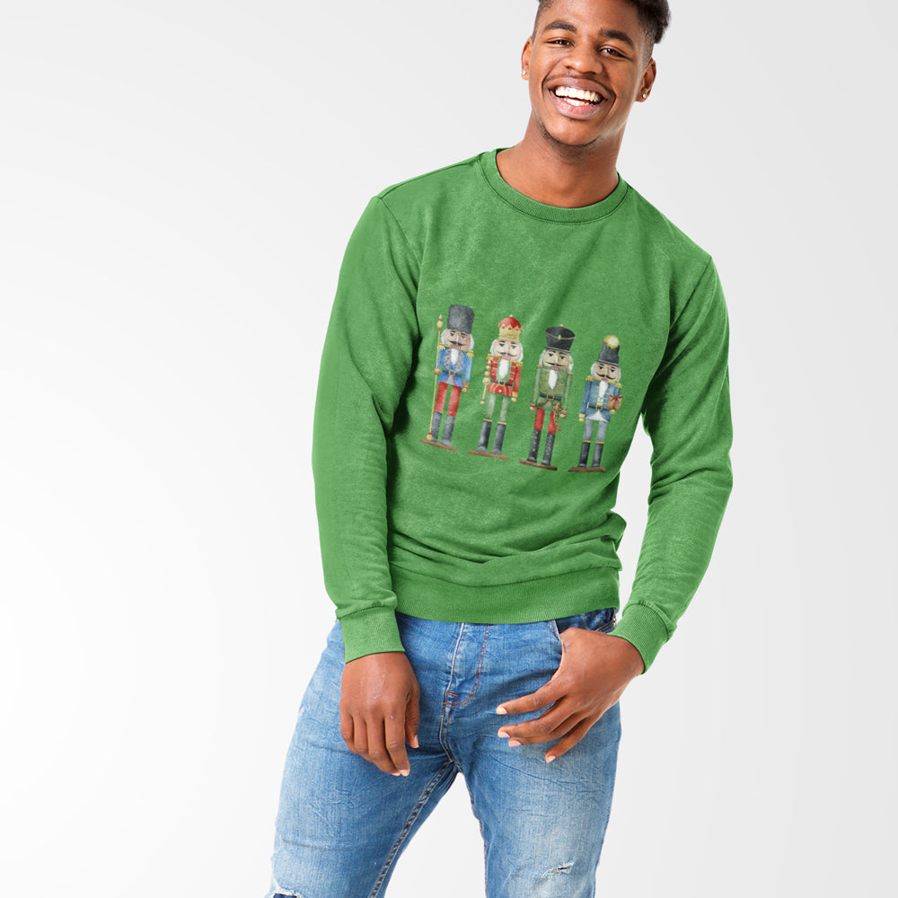 Men’s Christmas Nutcracker Toy Soldiers Sweatshirt