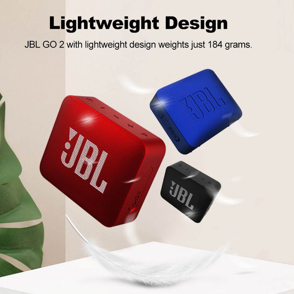 Waterproof Wireless Portable JBL GO2 Bluetooth Speaker